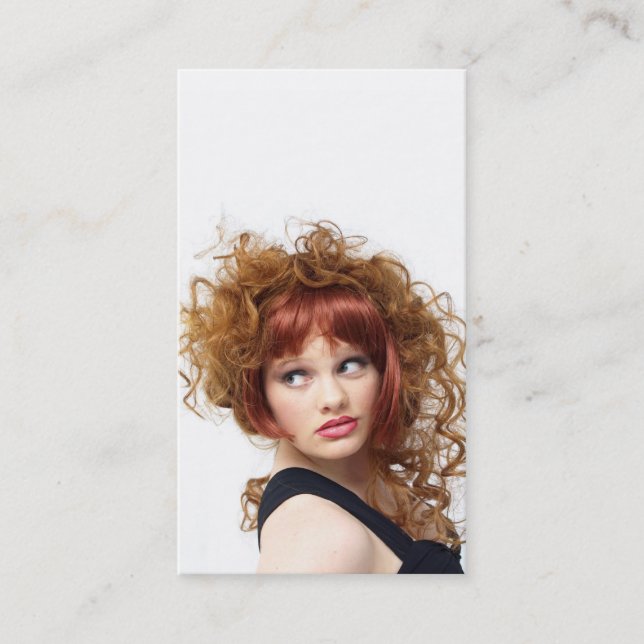 Inspired Updo Business Card (Front)