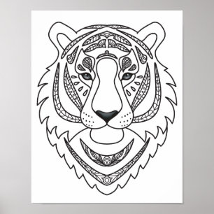 Inspired White Tiger 2 Poster