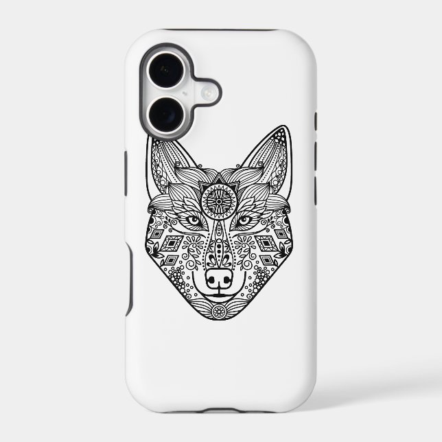 Inspired Wolf Head (Back)