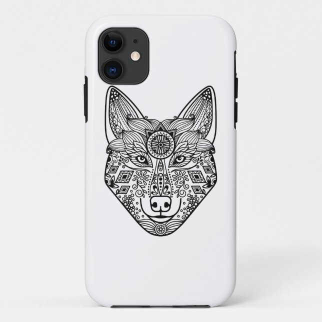 Inspired Wolf Head Case-Mate iPhone Case (Back)