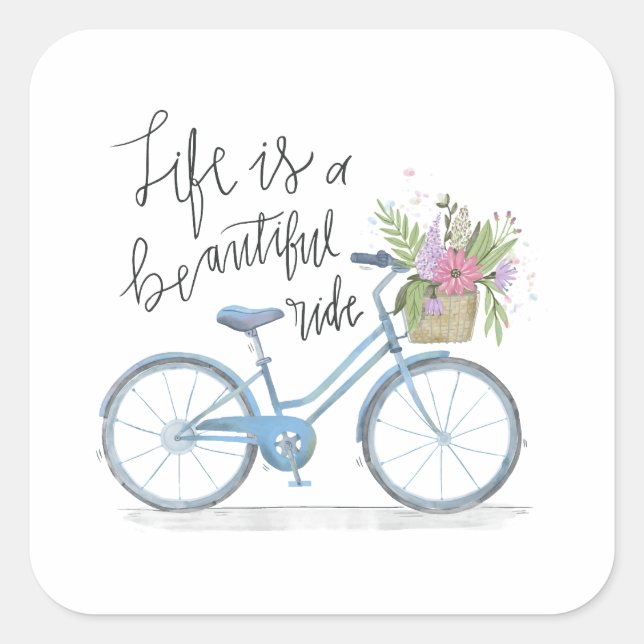 Inspirer la vie est un magnifique Sticker à dos (Devant)
