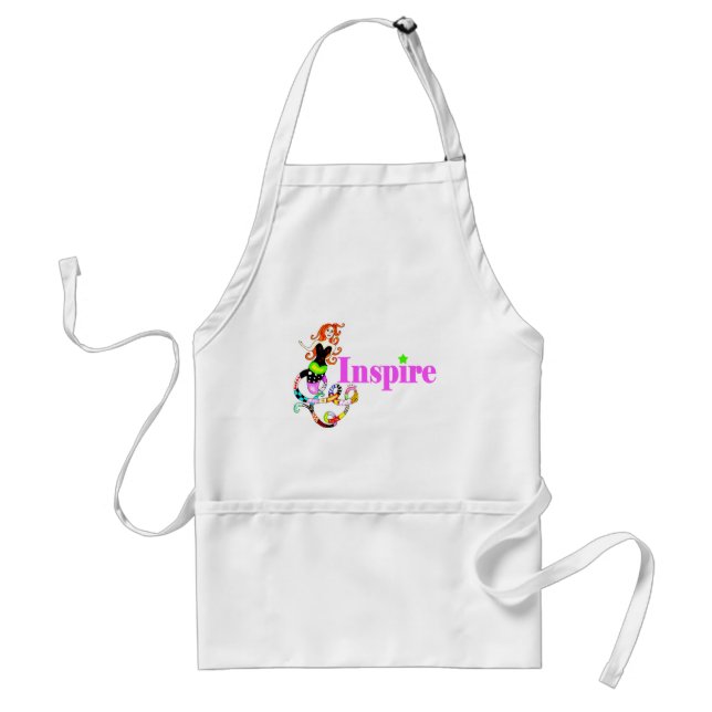 Inspirez le tablier Girly de sirène (Devant)