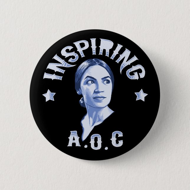 Inspiring A.O.C 2 Inch Round Button (Front)