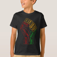 Inspiring Black Leaders Power Fist Hand Black Hist