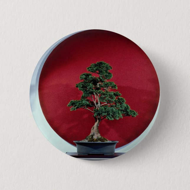 Inspiring Bonsai tree 2 Inch Round Button (Front)