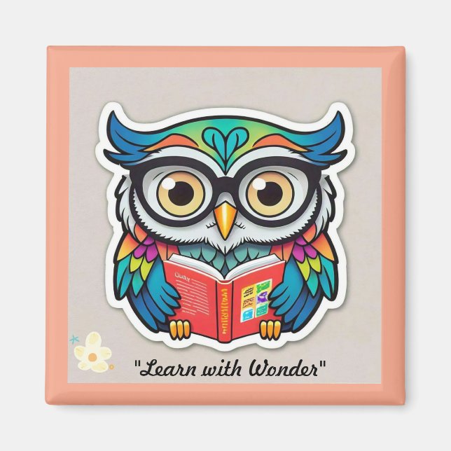 "Inspiring Book Lovers" Magnet (Front)