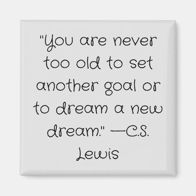 Inspiring C.S. Lewis Magnet (Front)