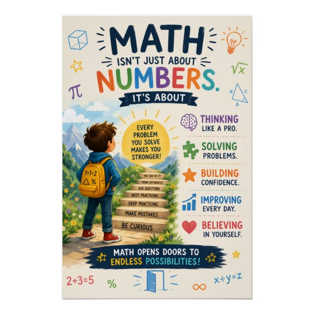 Inspiring Educational Poster for Kids (Front)