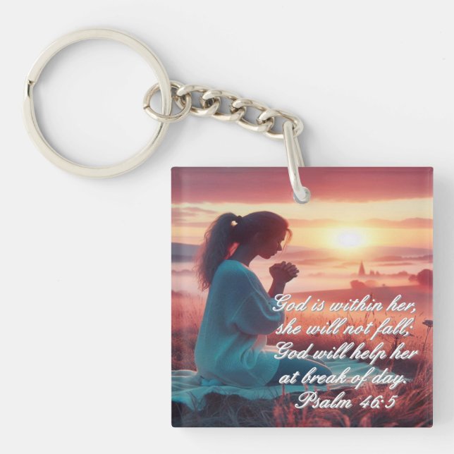 'Inspiring Faith' Acrylic Keychain (Front)