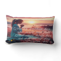 'Inspiring Faith' Lumbar Pillow