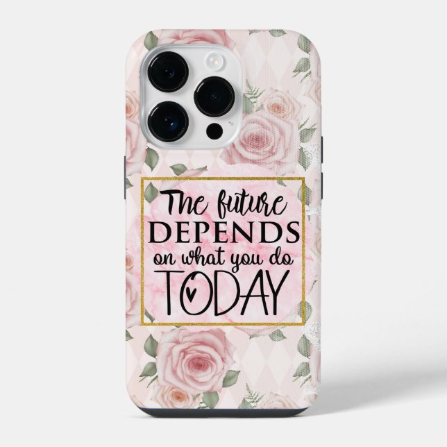Inspiring Future: Today's Choices iPhone Case (Back)