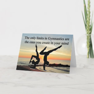 INSPIRING GYMNASTICS QUOTE CARD