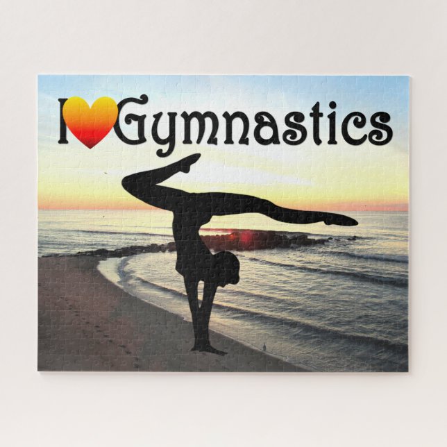 INSPIRING I LOVE GYMNASTICS PUZZLE (Horizontal)