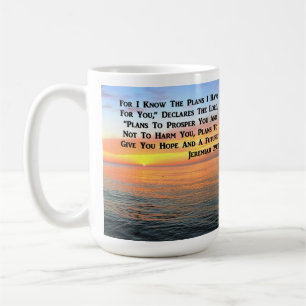 INSPIRING JEREMIAH 29:11 SUNRISE COFFEE MUG