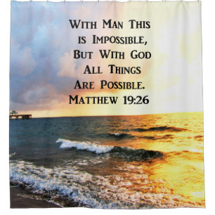 INSPIRING MATTHEW 19:26 PHOTO DESIGN