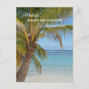 Inspiring Positivity Quote Postcard