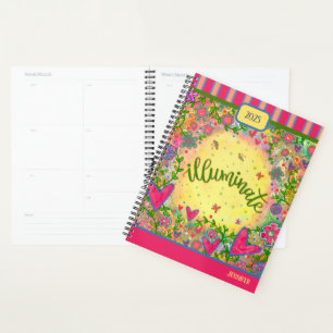 Inspiring Pretty Floral Illuminate Personalized Planner