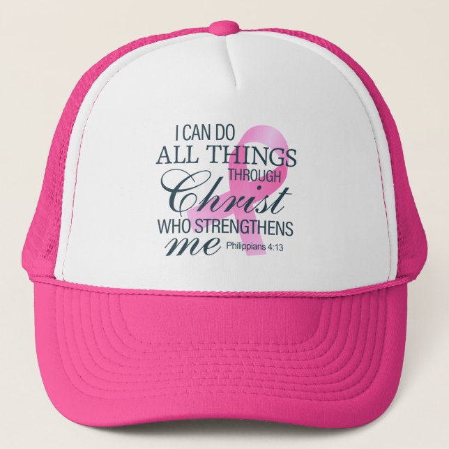 Inspiring Quote Breast Cancer Awareness | Hat (Front)