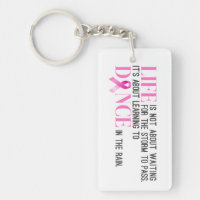 Inspiring Quote Breast Cancer Awareness | Keychain