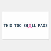 Inspiring Quote Breast Cancer Awareness | Sticker