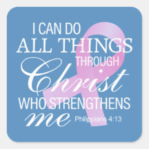 Inspiring Quote Breast Cancer Awareness | Sticker