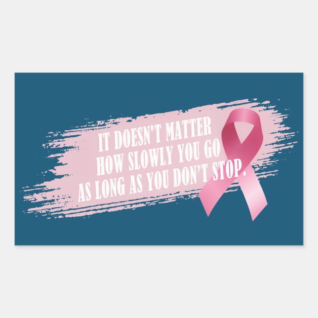 Inspiring Quote Breast Cancer Awareness | Sticker (Front)