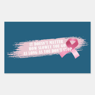 Inspiring Quote Breast Cancer Awareness   Sticker