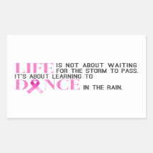 Inspiring Quote Breast Cancer Awareness | Sticker