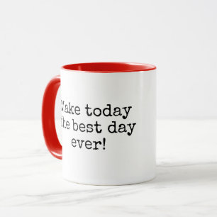 Inspiring Quote With Stick Figure Girl Mug