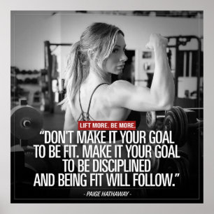 Inspiring Quote - Workout Motivational Poster