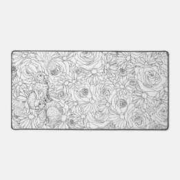 Inspiring Rabbits Desk Mat