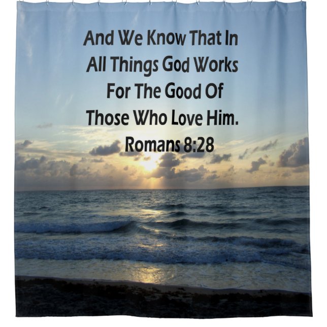 INSPIRING ROMANS 8:28 BIBLE VERSE (Front)