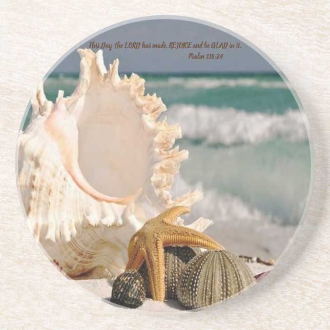 Inspiring Sandstone Coaster  (Front)