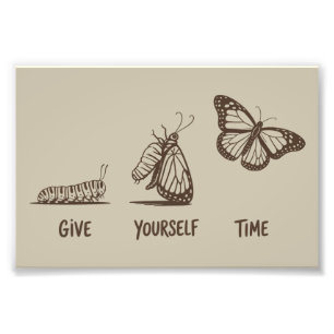 Inspiring Saying Gift Motivational Mental Health  Photo Print