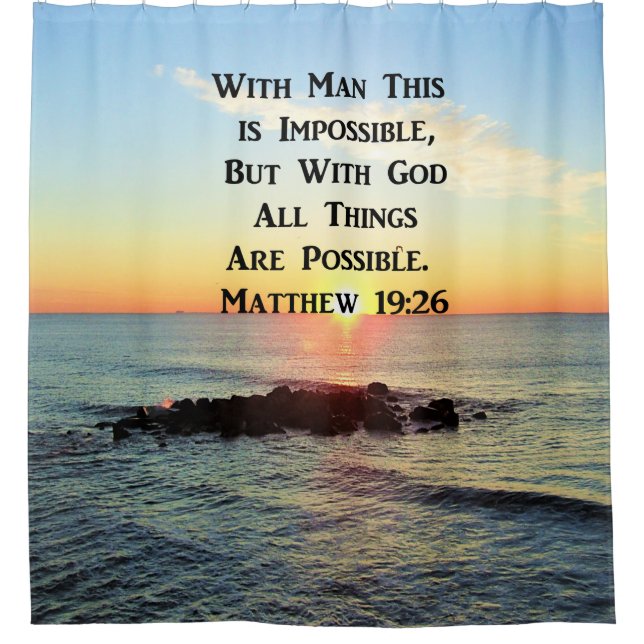 INSPIRING SUNRISE MATTHEW 19:26 DESIGN (Front)