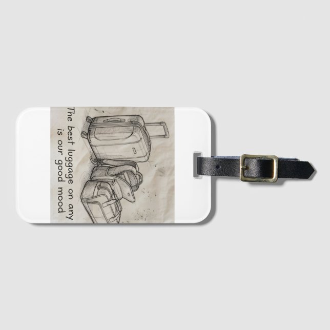 Inspiring tag for your luggage  (Front Horizontal)