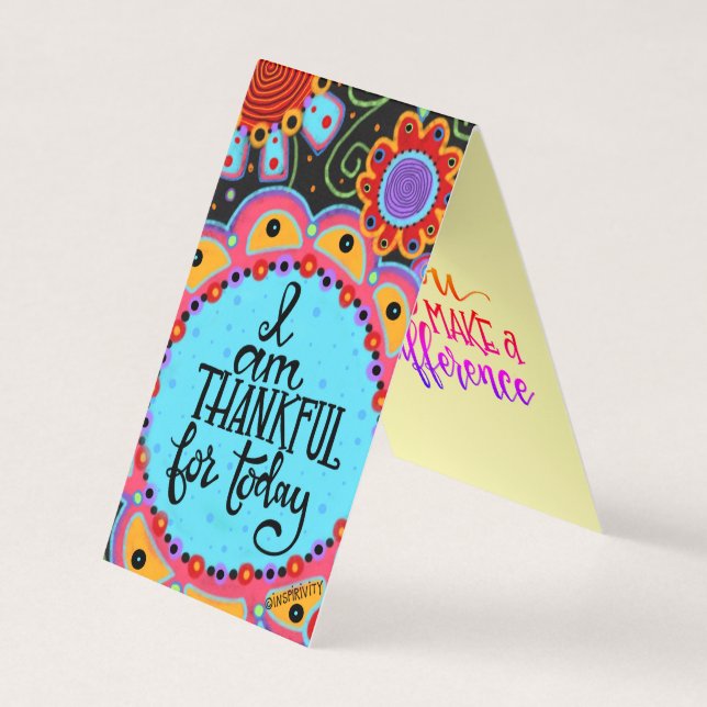 ‘Inspirivity Kindness Card” Business Card (Front)