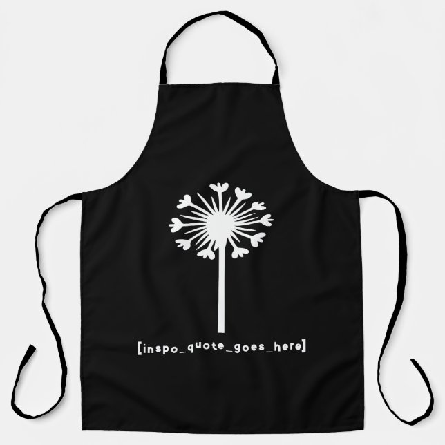 Inspo Quote Goes Here Apron (Front)