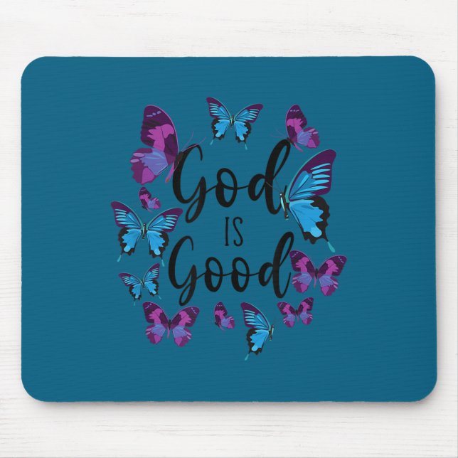 Insrational Scripture Verse God Faith Hd0 Christia Mouse Pad (Front)
