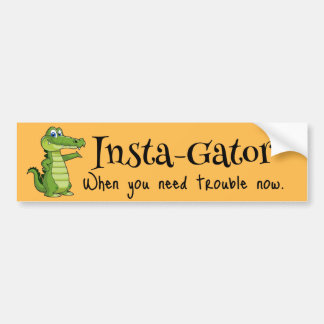 Insta-Gator Bumper Sticker