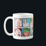 Instagram 12-Photo Customizable Classic Mug<br><div class="desc">Our digital print gift items, including the Instagram 12-Photo Personalized Customizable Classic Mug Designs, make wonderful gift ideas or can help you save those once in a lifetime moments for eternity. Simply click on the placeholder images and replace them with your own Instagram, Mobile Photos, Digital Panoramic shots from your...</div>