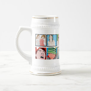 Instagram 12-Photo Customizable Stein Mug