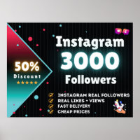 Instagram 3000 Followers | Buy Instagram Followers