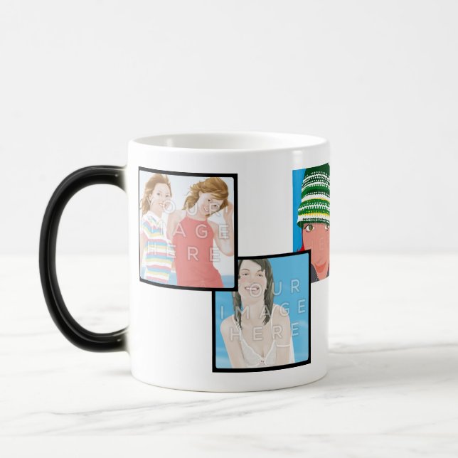 Instagram 6-Photo Custom Morphing Mug Designs (Left)