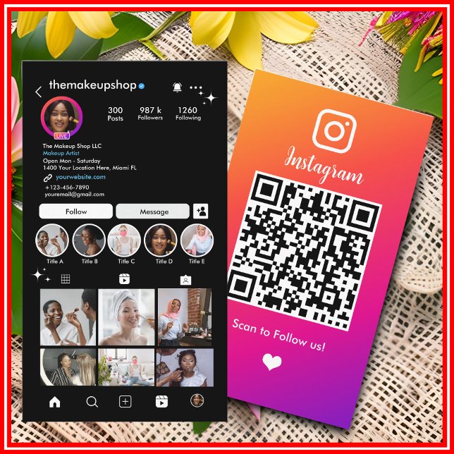 Instagram  business card (Creator Uploaded)