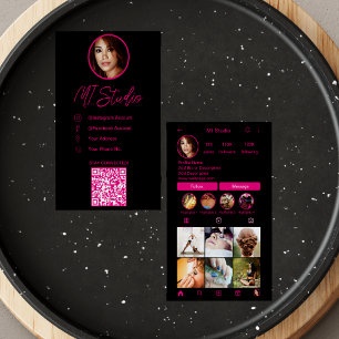 Instagram Business Cards, Influencer, Aesthetician Card