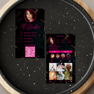 Instagram Business Cards, Influencer, Aesthetician Card