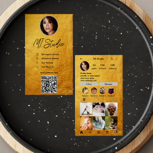 Instagram Business Cards, Influencer, Aesthetician Card