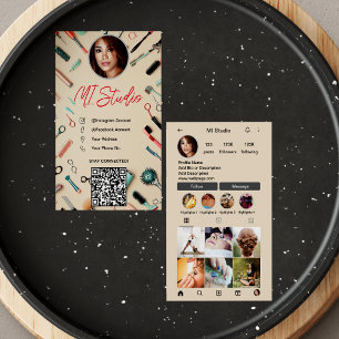 Instagram Business Cards, Influencer, Aesthetician Card