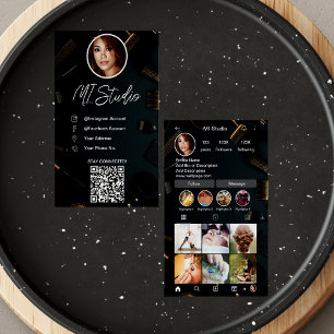 Instagram Business Cards, Influencer, Aesthetician Card